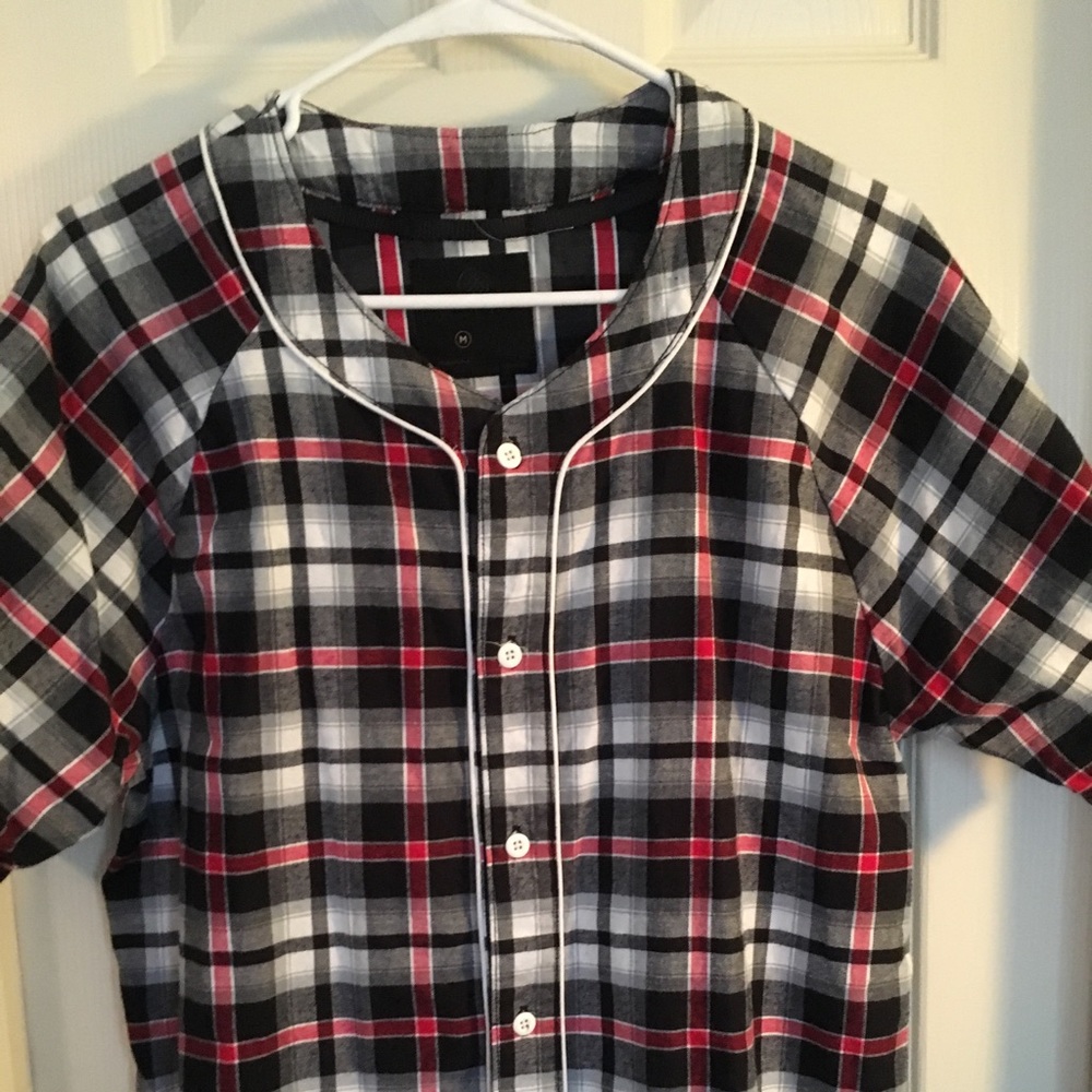 Plaid jersey from pacsun